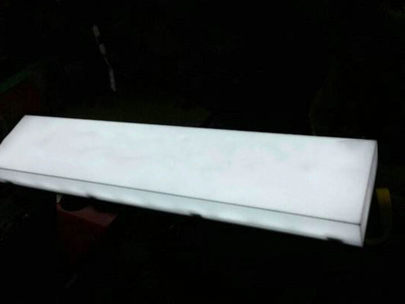 亞克力燈箱，亞克力德邦物流燈箱