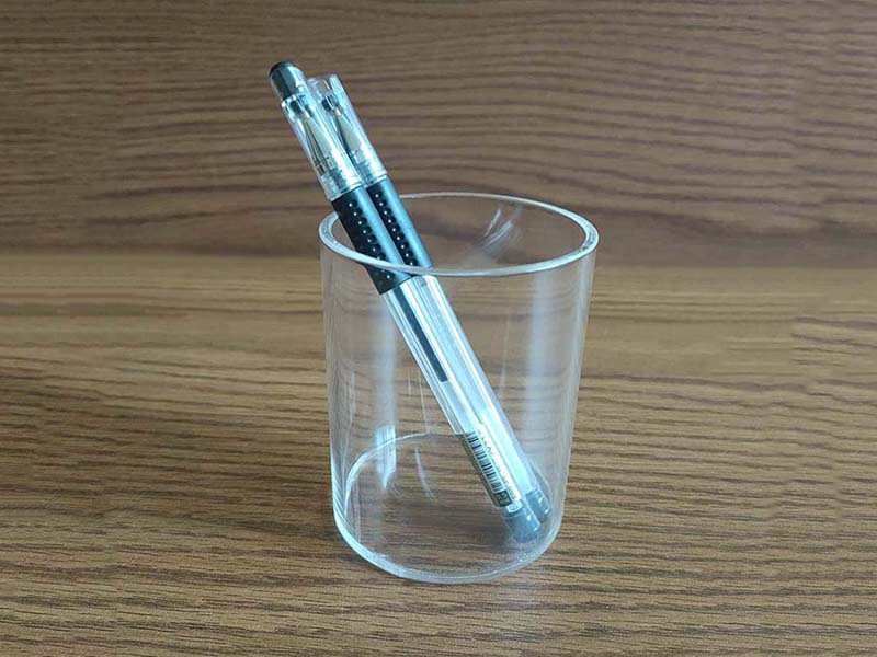 亞克力產(chǎn)品展示盒透明圓形圓柱筆盒廠(chǎng)家定制